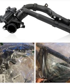 Alternative view of Coolant Thermostat Housing Assembly Compatible with Mercedes-Benz Replacement