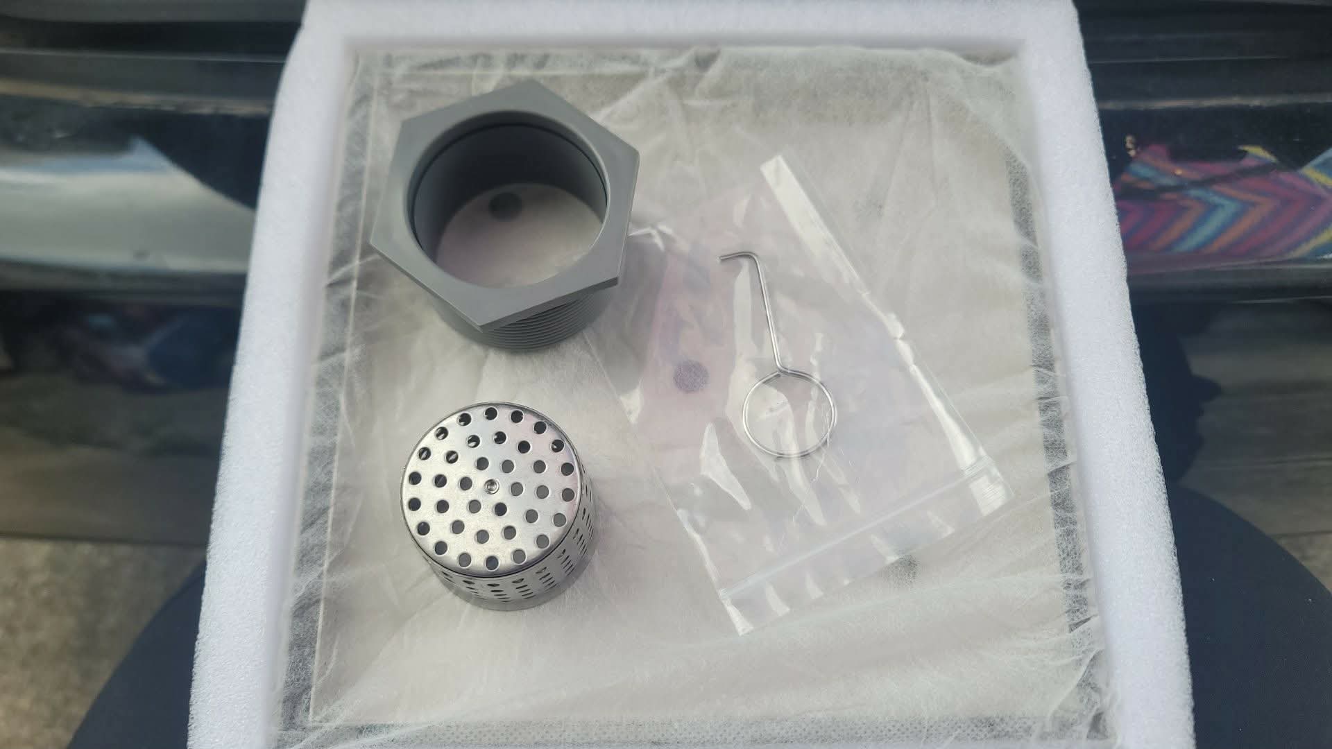 8 Inch Square Shower Drain with Removable Tile Insert Grate, Brushed 304 Stainless Steel Square Shower Floor Drain, Includes Hair Strainer, CUPC Certified - Image 2