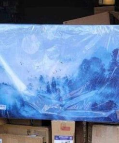 HUGE Blue Mountain Moon Wall Art Canvas Print 30x60in, Ready to Hang