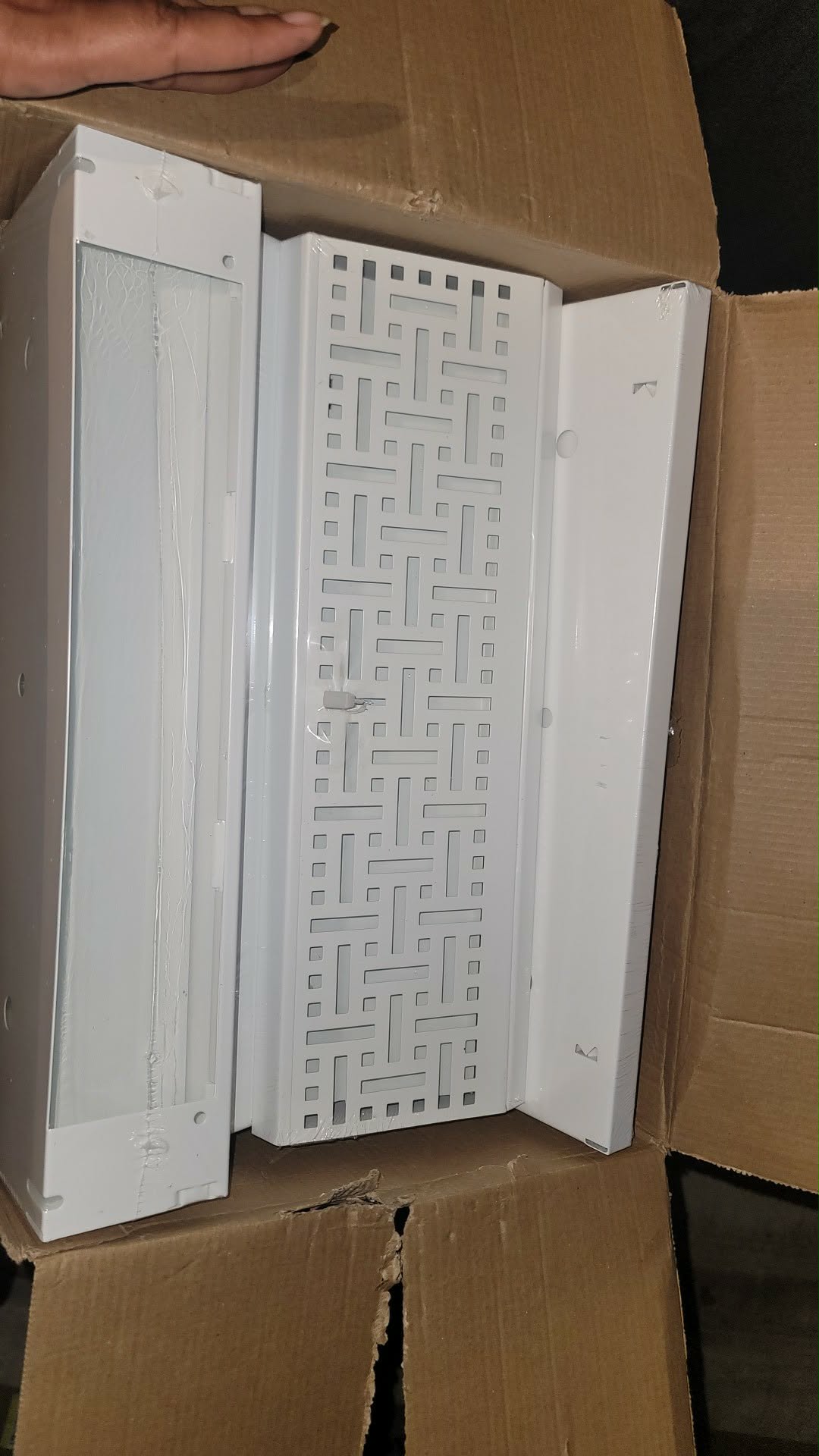 New 4 Pack 15 Inch Baseboard Register - RoundFlow Design for Maximum Air Flow - Smooth-Glide Air Adjust Lever - Heavy Duty Rust-Proof Steel - Tool-Free Easy Installation 15 Inch Baseboard Register - Image 4