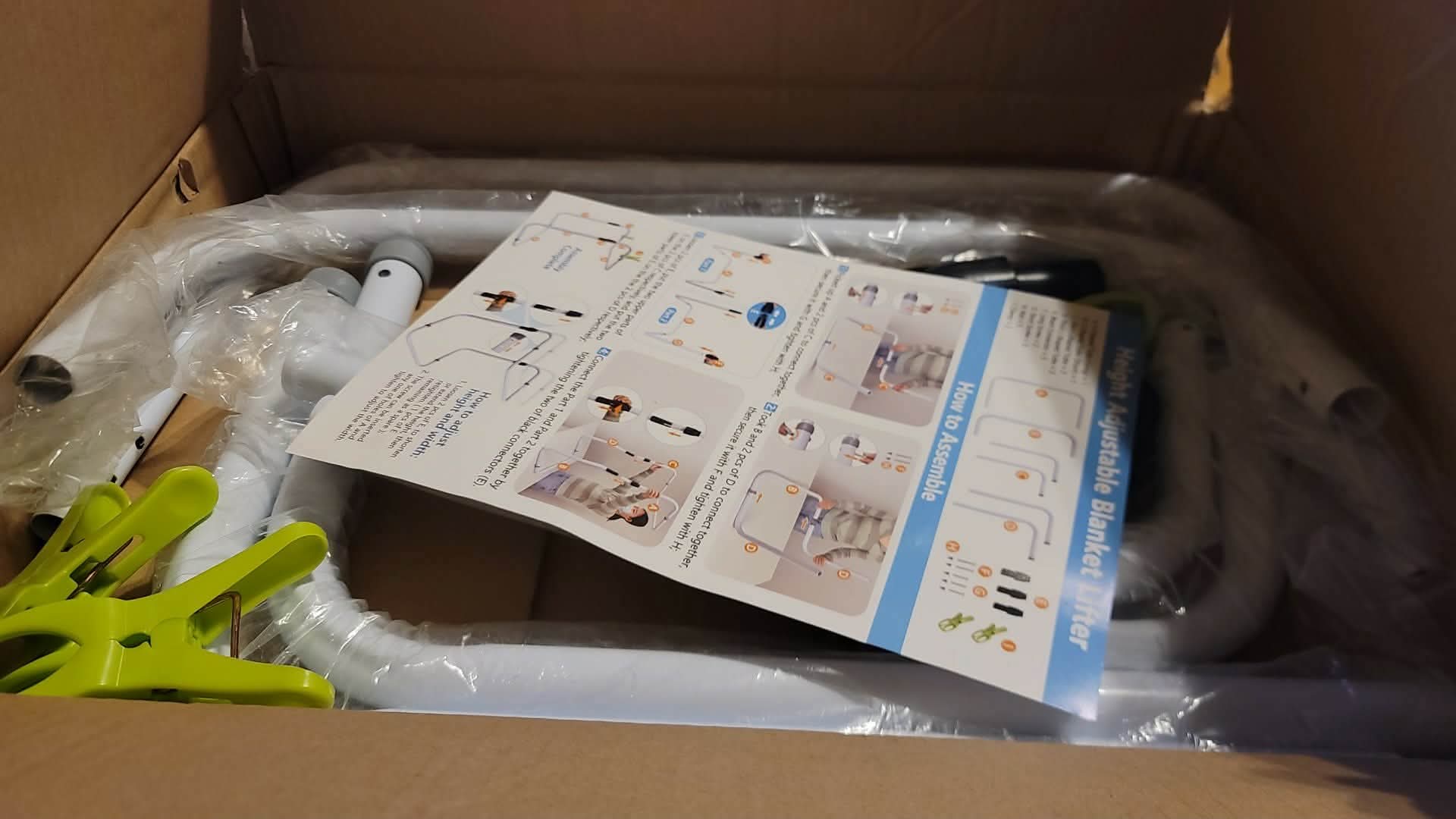 Blanket Lifter Foot Surgery Tent Cradle Bed Sheet Lifter Blanket Lift Bar Support Medical Tent Adjustable Bed Foot Protector for Feet Ankle Surgery Recovery Arthritis Leg Cramps Gout Care - Image 2