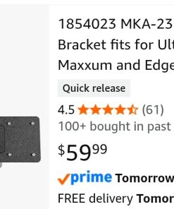 Alternative view of 1854023 MKA-23 Quick Release Bracket fits for Ultrex Fortrex Maxxum and Edge Trolling Motors - Easy Removal and Secure Attachment with Stainless Steel Pins
