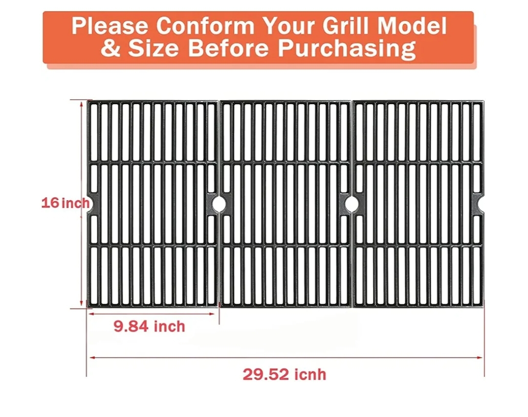 New Replacement Parts for DynaGlo DGF510SSP, DGF510SBP, DGF510SSP-D, fit Backyard BY13-101-001-13, GBC1460W, GBC1461W, GBC1462W, GBC1059WB, BH13-101-099-01, Grill Grate and Heate Plate - Image 5