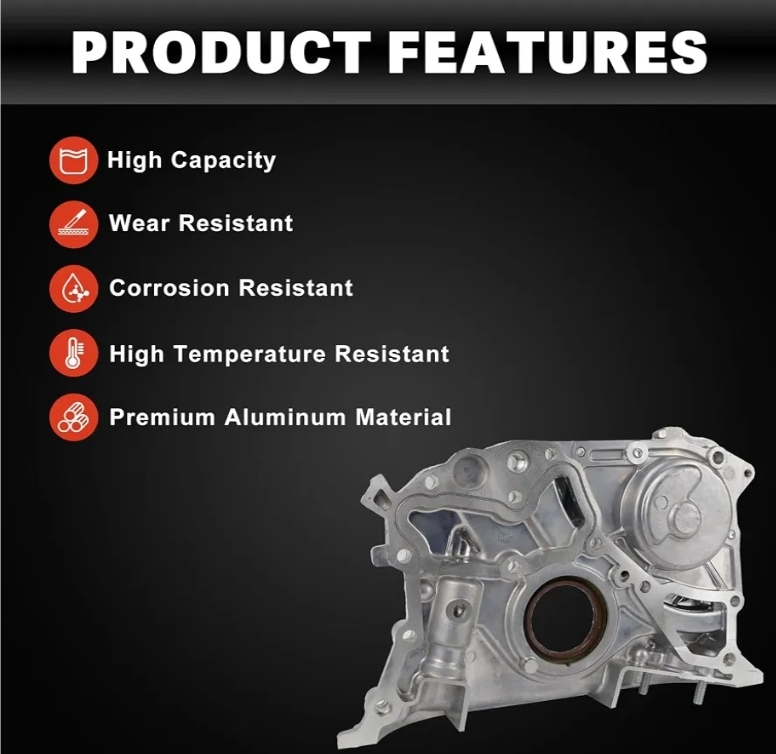 15100-74030 Oil Pump Compatible with Toyota Camry 1992-2001, Toyota Solara 1999-2001 L4 2.2L Replace M186 15100-03030 - Image 9