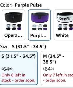 Alternative view of New 4" Weightlifting Belt | CrossFit® Weightlifting Belt | 4-inch Wide and Built for Support, Flexibility, and The Ability to Cross Train Easily, Small
