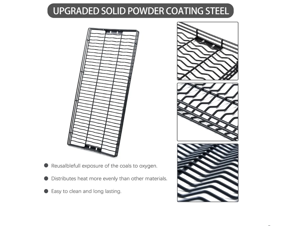 GHP404-01003-02 Charcoal Pan Grill Replacement Parts for Dyna Glo Ash Tray DGN576DNC-D DGN576DNC Grill Parts Master Forge MFJ576DNC Ash Pan Charcoal Basket Charcoal Tray Dyna-glo Grill Accessories - Image 6