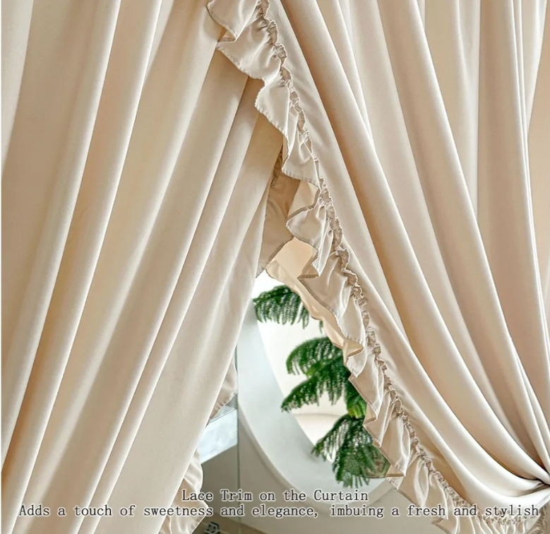 Princess Canopy Bed Curtains with Top Ties - Windproof & Lightproof for Girls' Adult Bedroom Decor | Bed Canopy Drapes (Full, Khaki) - Image 7