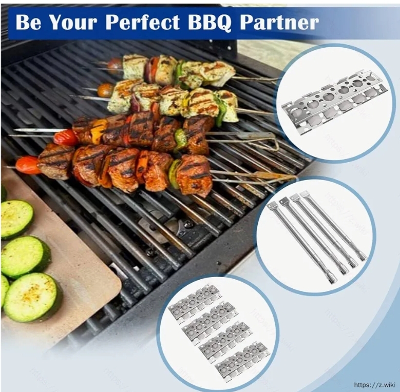 SafBbcue Grill Briquettes for Summerset Sizzler Grill Parts RCS 26" 32" 40" Grill Replacement Parts Turbo Captn Cook CG3CKWN CG4CKW Flame Tamer (5-Pcs) - Image 9