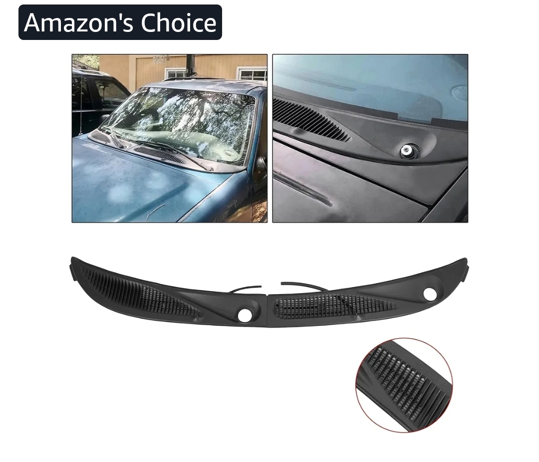 Windshield Wiper Cowl Grille Panels Compatible with 1995-2005 Ford Explorer 1997-2001 Mercury Mountaineer Replacement for F57Z-78022A68-A F57Z-78022A69-A - Image 3