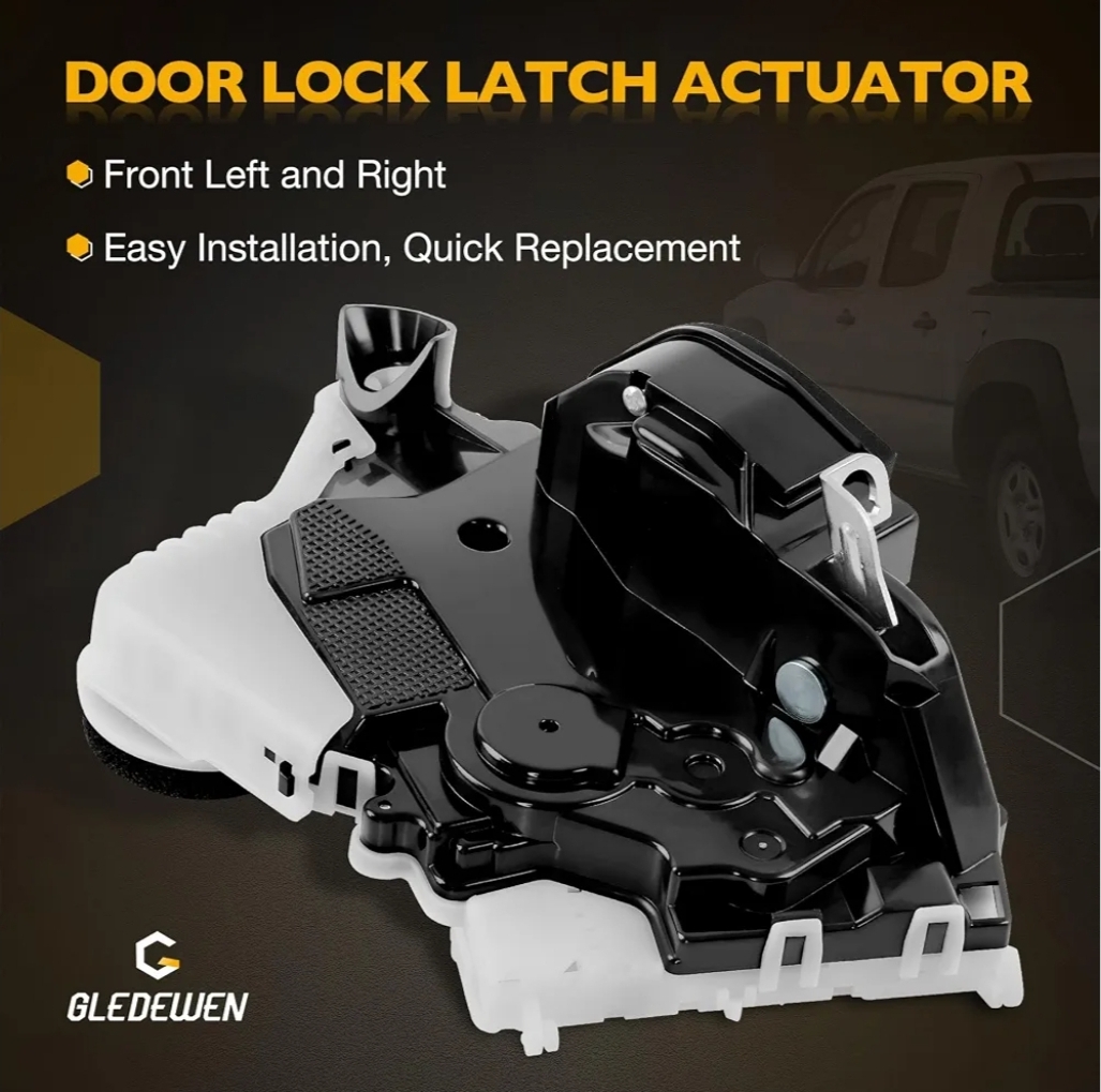 Door Lock Latch Actuator Without Keyless Entry Front Left and Right, Front Driver and Passenger Side, Compatible with 2005-2015 Toyota Tacoma, Replaces 6903004030 6904004030 - Image 5
