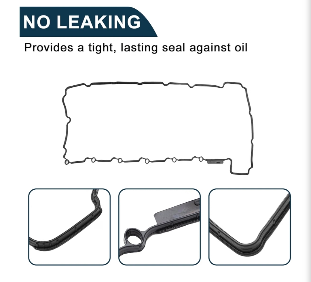 Engine Valve Cover for BMW 135is 3.0L 2013 No.11127570292/264-937 Front Valve Rocker Cover Black with Gasket Bolt Oil Cap PCV Valve 1 Set - Image 6
