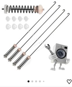 W11396716 W11171694 Washer Suspension Rod Kit fit for whirlpool kenmore maytag Parts MVW6200KW2 MVW6230HW0 WTW5100HW0 WTW5100HW2 WTW6120HW0 Suspension Springs