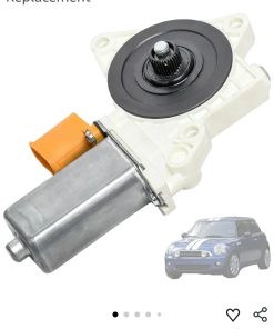Front Left Power Window Motor 67626954275 Compatible with Mini Cooper R50 R52 R53 R56 (2002-2008) Base/S Models 1.6L L4 FWD, Driver Side Power Window Lift Regulator Motor Replacement