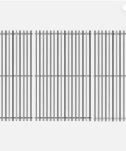 Grill Grates Parts for Weber Genesis Grill 66803, 66096, Weber Genesis II E-610, Genesis II LX E-640 S-640, CSE-315, CSS-315, 18”Stainless Steel Grids BBQ Gas Grill Replacement Parts
