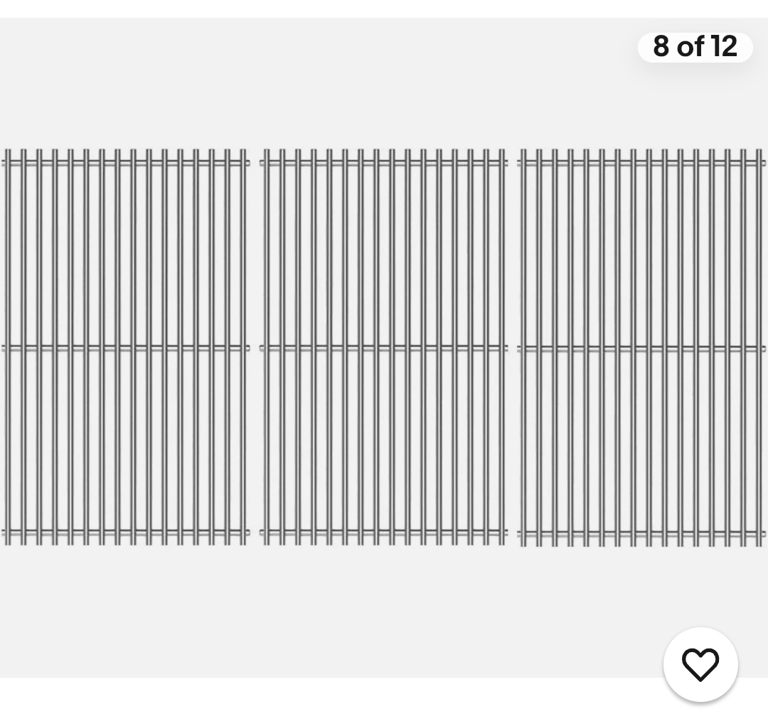 Grill Grates Parts for Weber Genesis Grill 66803, 66096, Weber Genesis II E-610, Genesis II LX E-640 S-640, CSE-315, CSS-315, 18”Stainless Steel Grids BBQ Gas Grill Replacement Parts - Image 11