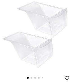 [2 PACK] 240337103 Refrigerator Crisper Drawer Replacement Compatible with Frigidaire Kenmore Refrigerator Drawer Replacement, Frigidaire Drawer Replacement