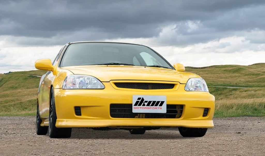 Grille Compatible With 1999-2000 Honda Civic, T-R Style ABS Plastic Black Front Bumper Grill Hood Mesh - Image 8