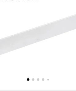 36 in. W x 4 in. H Engineered Stone Backsplash for Bathroom Vanity Sink Top in Carrara White