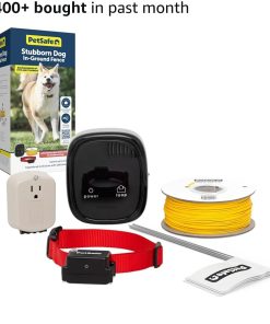 PetSafe Stubborn Dog In-Ground Pet Fence for Hard-to-Train Pets - Great for Hearing-Impaired Dogs - Covers 1/3-Acre Yard - Expandable up to 25 Acres - from the Parent Company of Invisible Fence Brand