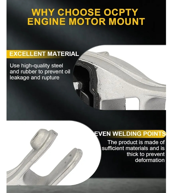 Engine Motor Mount and Transmission Mount and Torque Strut Mount Set Compatible for 2012-2016 Sonic 1.4T L4 Turbocharged Engine & 2012-2016 Sonic 1.8L L4 Engine # A5595 A5596 A5597 (3PCS) - Image 9