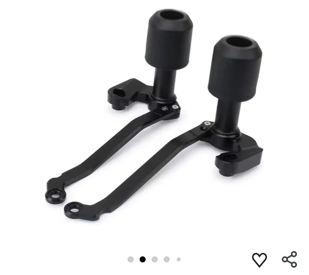 For 2025 RS660 rs660 2024 Motorcycle Frame Sliders CNC Protector Guard Fairing Crash Pad Falling Protection Frame Slider - Image 3