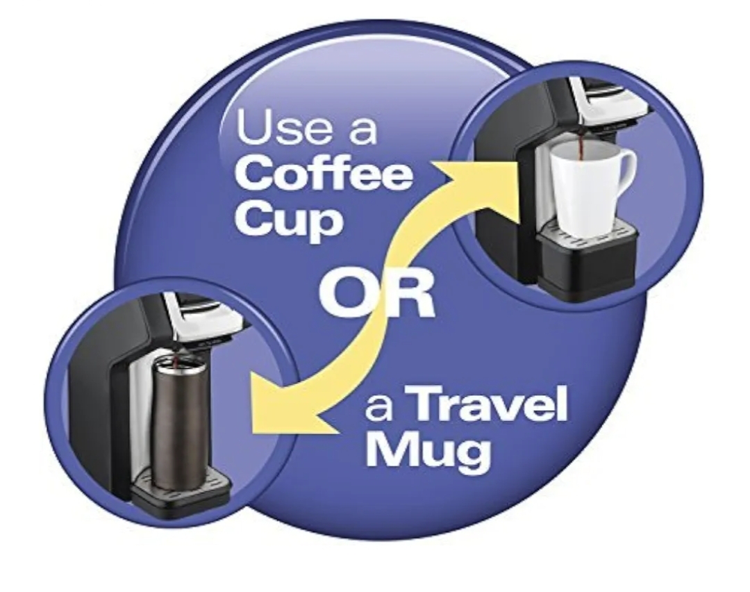 Hamilton Beach 49979 FlexBrew Single-Serve Coffee Maker, Compatible with Pod Packs and Grounds, Black and Chrome - Image 4