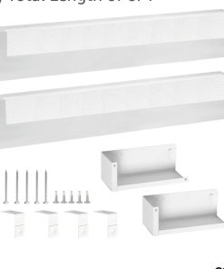 Baseboard Heater Cover, Adjustable Length from 3FT to 6FT, Including Left and Right End Covers, High Carbon Steel, Total Length of 6FT