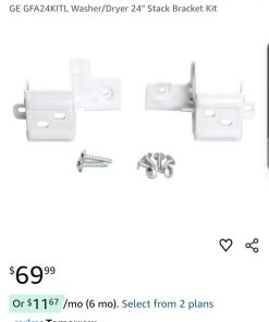 GE GFA24KITL Washer/Dryer 24" Stack Bracket Kit