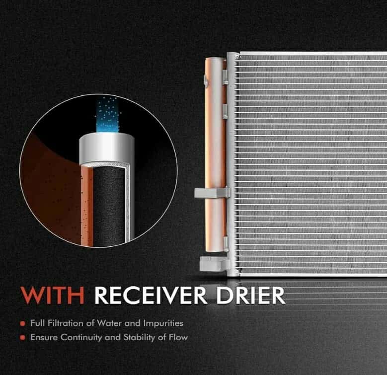 A-Premium Air Conditioning A/C Condenser Compatible with 2005-2012 Toyota Tacoma 2.7L 4.0L, Re - Image 10