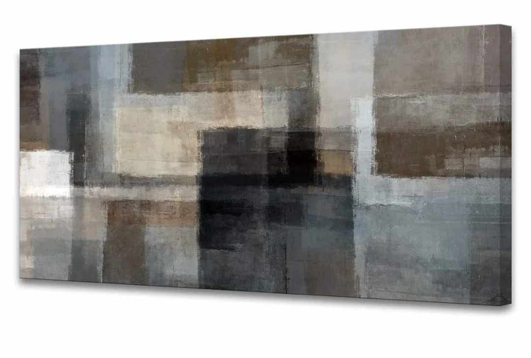 Abstract Wall Art Canvas Print Picture Painting for Home Bedroom, Decoration Modern Framed Artwork Wall Art Living Room Metal Canvas Paintings 24"x48" - Image 6