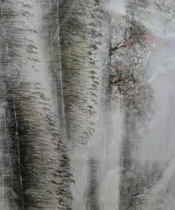 Alternative view of Reed Canvas Paintings Landscape Artwork Textured Poster Prints 24"x48" Farmhouse Decor Living Room Wall Art for Dining Room Area