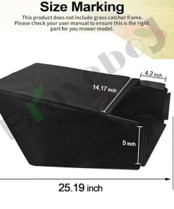 Alternative view of Grass Bag Compatible with MTD Troy Bilt 21" Lawn Mower Grass Collection Bag