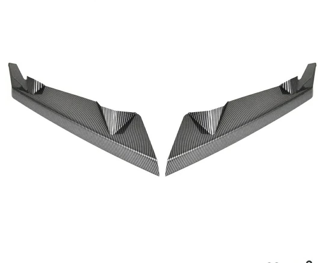 2pc Front Wing Guards for Polaris Slingshot, Carbon Fiber Style Front Bumper Winglet Trim Protector Wing Panel Guard for Polaris Slingshot 2015-2024 Accessories, 2PCS - Image 8