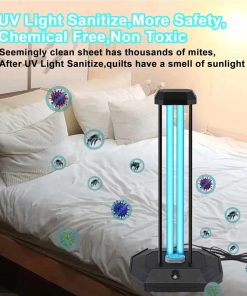 Alternative view of BAIMNOCM UVC Lamp 38W, UV Light Sanitizer Bulb, Ozone Germicidal lamp with Remote Control Timer for Bathroom Basement Household Area