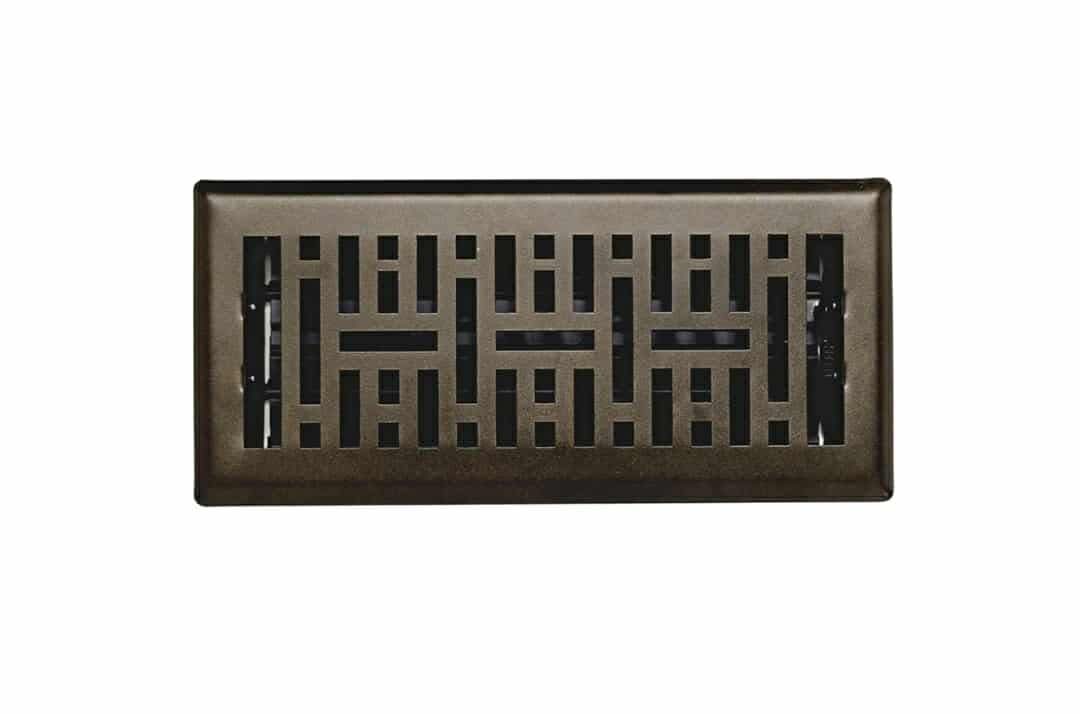 5 pcs, Sierra Grates Precision Flow 4"x10" Steel Floor Register - Metro Design, Metallic Bronze Finish - Premium Home Vent Covers, Durable & Decorative - Fits 4"x10" Duct Openings, Easy Installation - Image 6