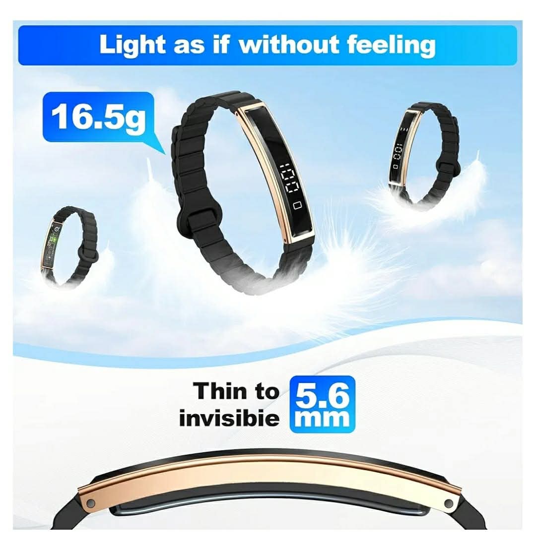 Smart Bracelet for Women Men, Health Activity Fitness Trackers, 24/7 Heart Rate & Sleep Tracker, HRV & Stress Monitor, Smart Wristband with 2 Bands for Calorie/Step Counter, Free APP for iOS & Android - Image 5