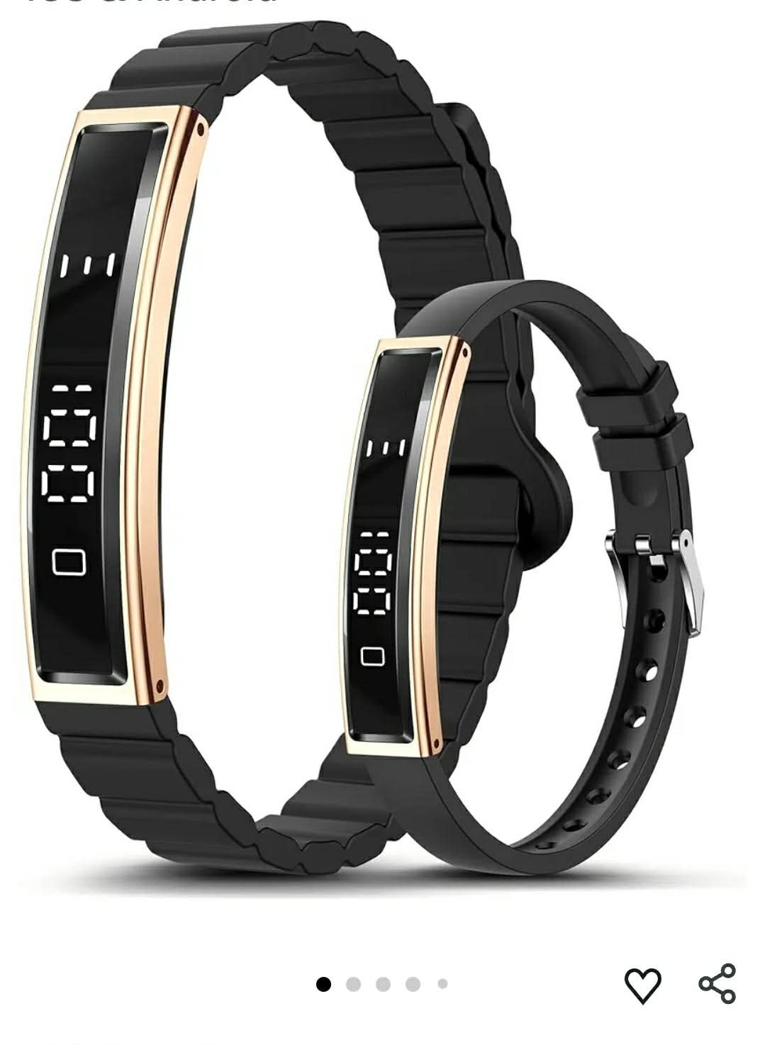 Smart Bracelet for Women Men, Health Activity Fitness Trackers, 24/7 Heart Rate & Sleep Tracker, HRV & Stress Monitor, Smart Wristband with 2 Bands for Calorie/Step Counter, Free APP for iOS & Android