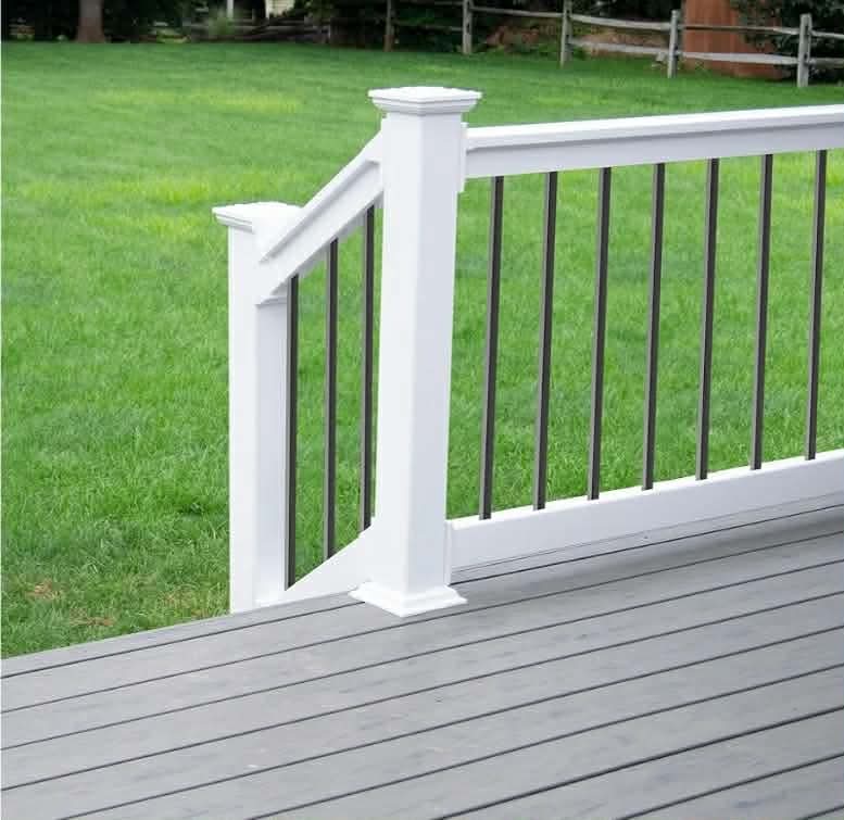 25 Pack Deck Balusters 26" x 3/4" Staircase Baluster, Diameter 3/4" Metal Deck Spindle and Stairs Railing,Hollow Square Black Deck Balusters for Deck Railing Porch - Image 6
