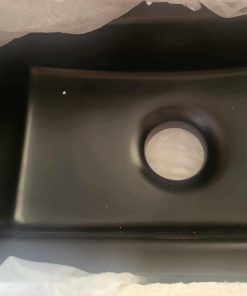 Alternative view of New 18" Ceramic Vanity Sink Top in Matte Black
