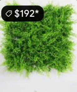 Alternative view of NEW SUPER THICK 48-10×10/ 12- 20X20-Artificial Fern Hedges Panels, Topiary Fence Screening, Faux Greenery Grass Backdrop, Outdoor Privacy Wall Garden Fence Decoration, Pack of 12pcs 20"x20"