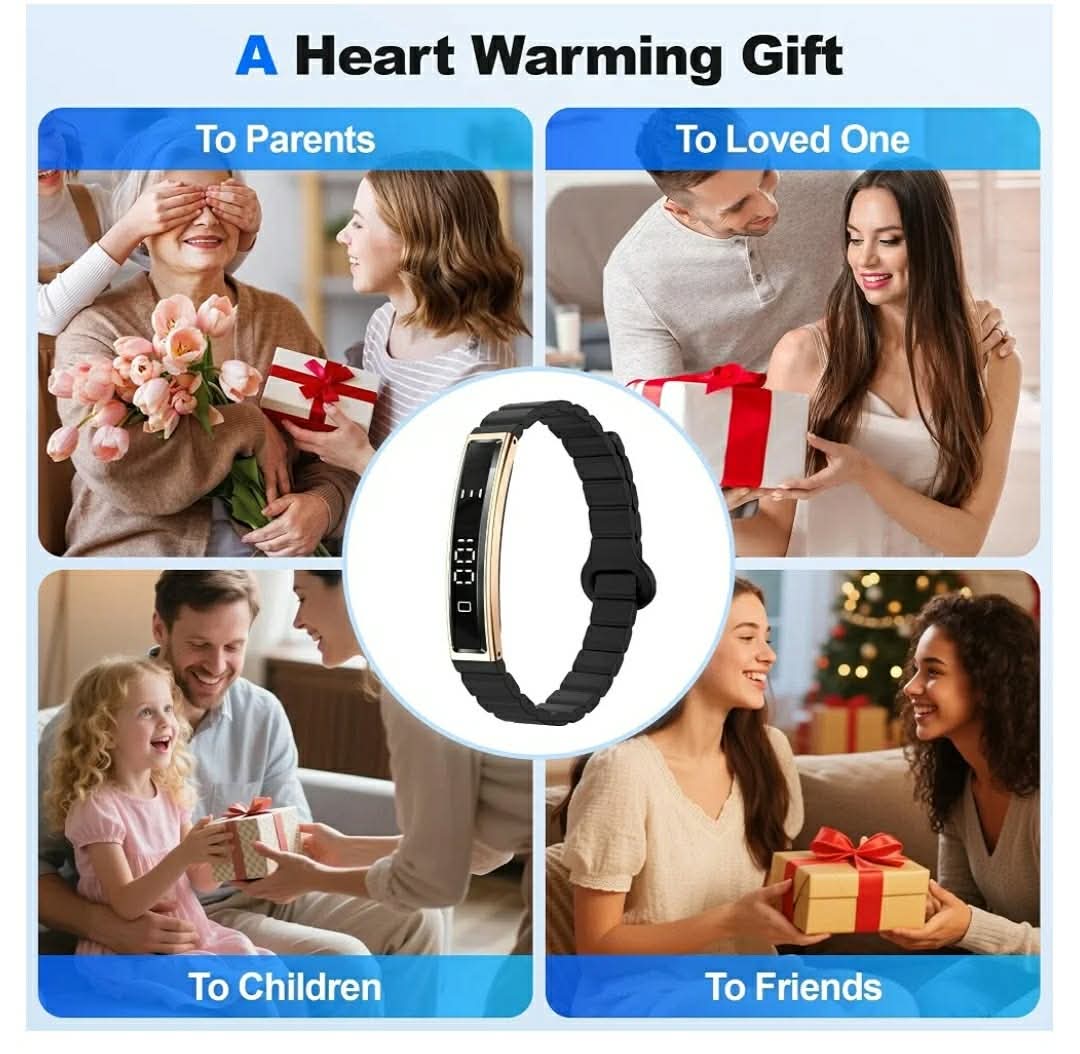 Smart Bracelet for Women Men, Health Activity Fitness Trackers, 24/7 Heart Rate & Sleep Tracker, HRV & Stress Monitor, Smart Wristband with 2 Bands for Calorie/Step Counter, Free APP for iOS & Android - Image 9
