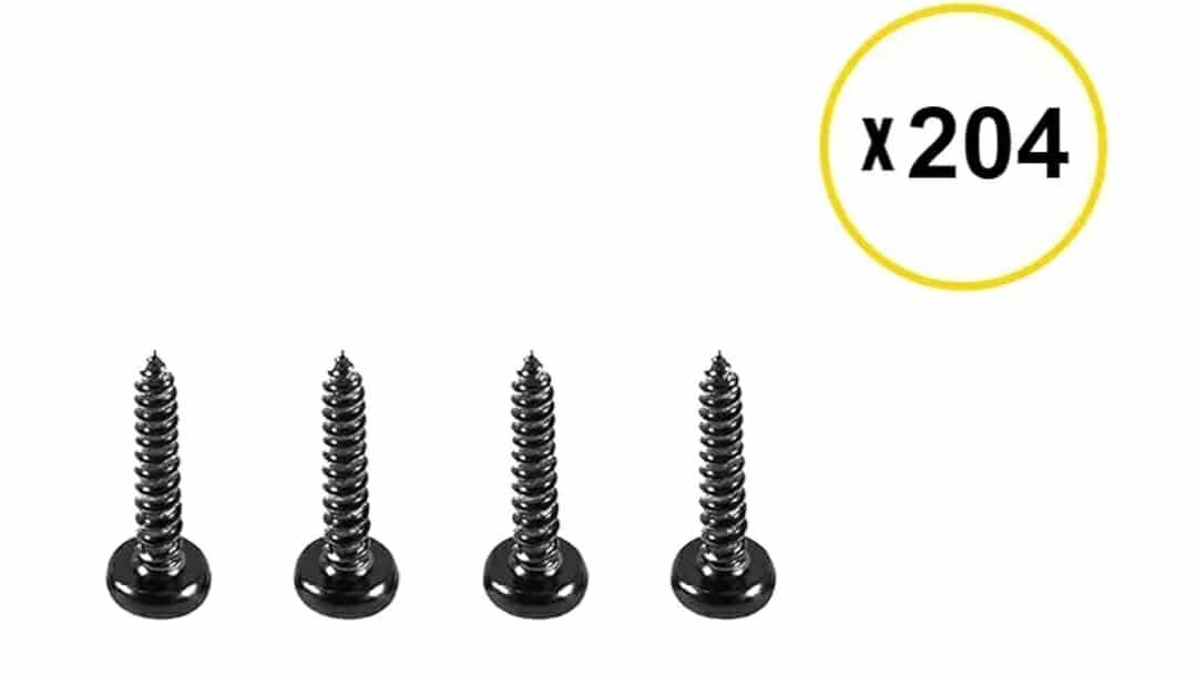 51 Pack 32.25 x1 Deck Balusters, Metal Deck Spindles with Screws, Iron Balusters for Deck Railing, Heavy Duty Staircase Balusters, Porch Railing, Wave Arc Baluster for Wood Composite Deck - Image 8
