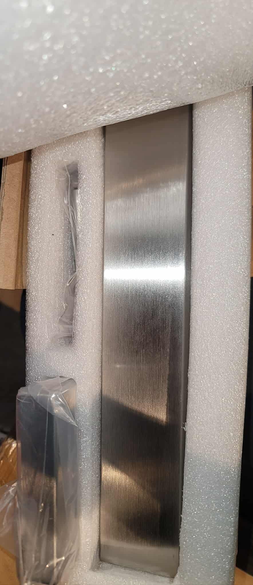 Glass Railing Post, No-Punch Heavy-Duty Glass Railing with Spigot Slots & Base, 304 Stainless Steel Clamp Bracket for Deck Balusters, Balcony, Patio, Stairs, Silver, 23.6in, 60cm Middle Post - Image 10