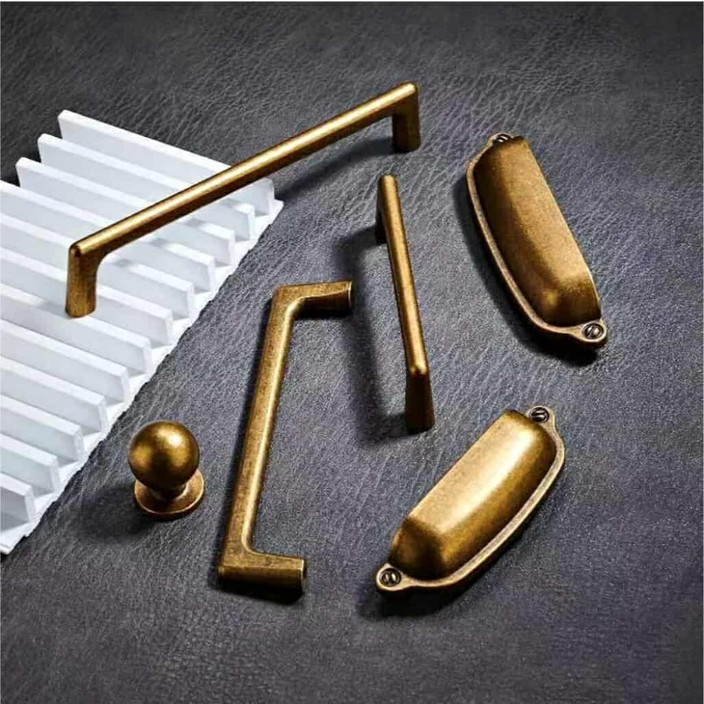 10 Pack 3 Inch(76mm) Bin Cup Drawer Pull,Antique Brass Cabinet Pulls Kitchen Cabinet Hardware, Furniture Pulls for Bathroom Cupboard Drawer Handles Dresser Pulls - Image 5