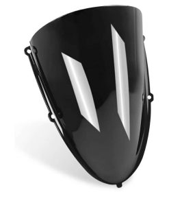 Motorcycle Windscreen Windshield Double Bubble Replacement for Yamaha YZF R9 Race Screen 2025 2026 Wind Deflector Windscreen Front Flyscreen (Black)