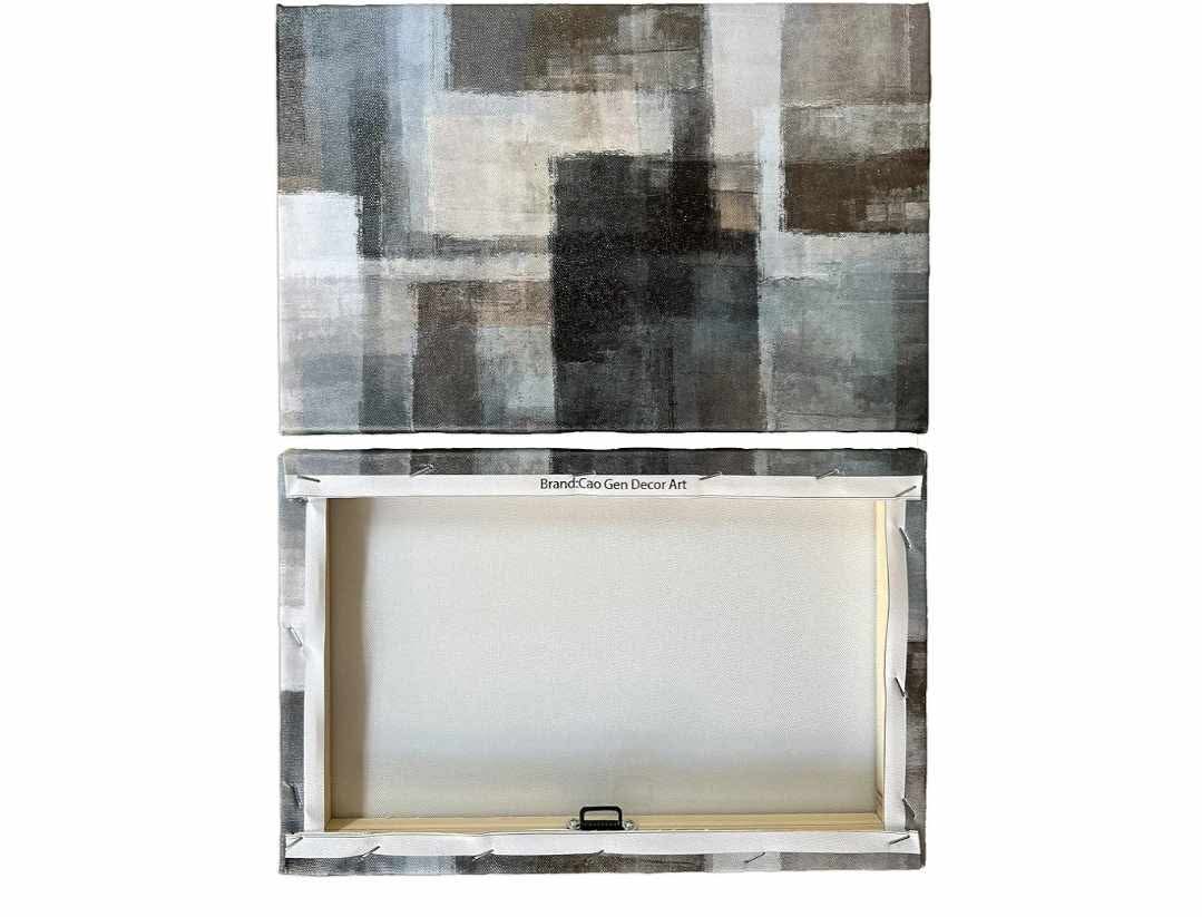 Abstract Wall Art Canvas Print Picture Painting for Home Bedroom, Decoration Modern Framed Artwork Wall Art Living Room Metal Canvas Paintings 24"x48" - Image 5