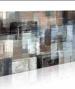 Abstract Wall Art Canvas Print Picture Painting for Home Bedroom, Decoration Modern Framed Artwork Wall Art Living Room Metal Canvas Paintings 24"x48"