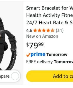 Alternative view of Smart Bracelet for Women Men, Health Activity Fitness Trackers, 24/7 Heart Rate & Sleep Tracker, HRV & Stress Monitor, Smart Wristband with 2 Bands for Calorie/Step Counter, Free APP for iOS & Android