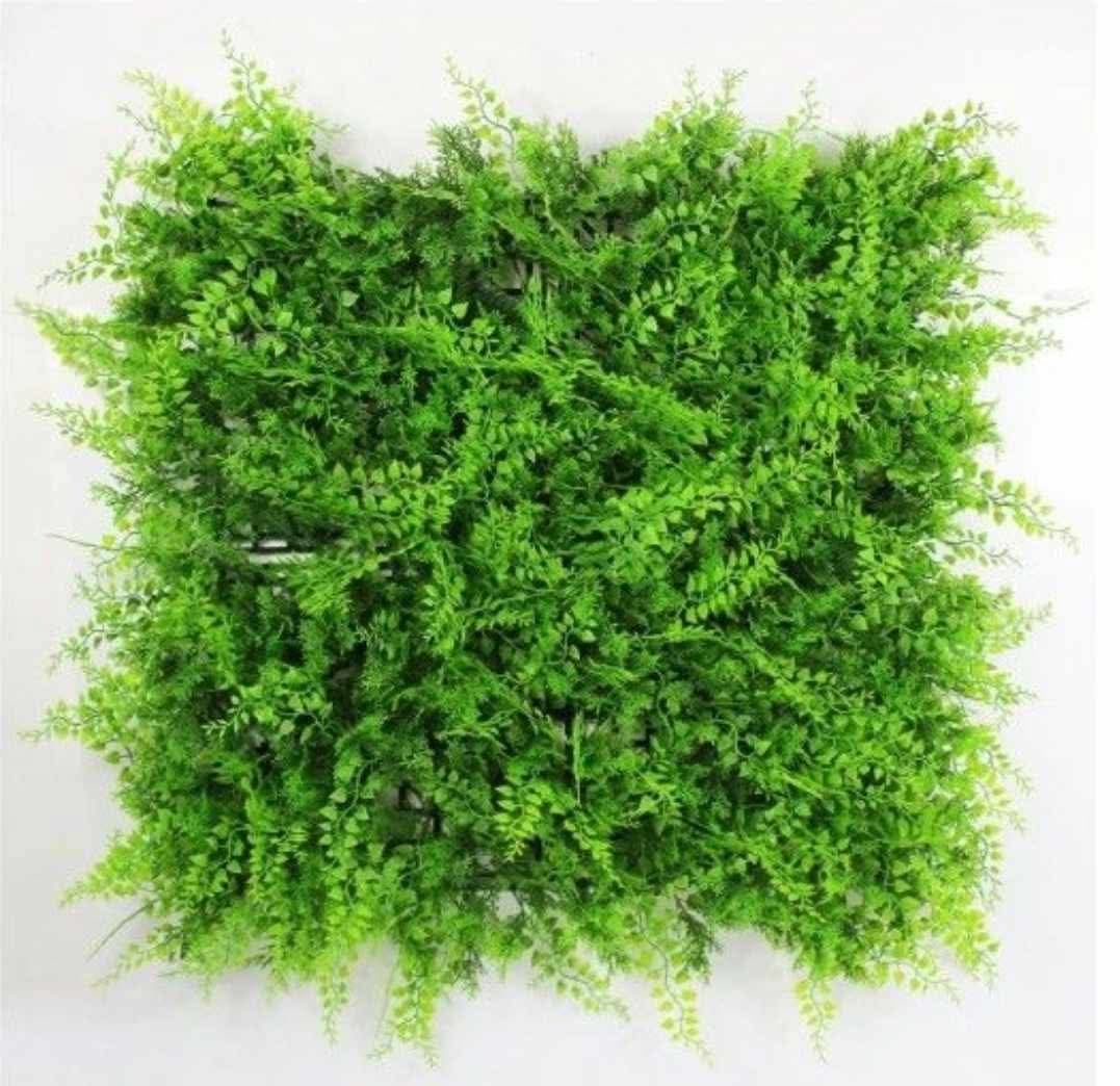 NEW SUPER THICK 48-10×10/ 12- 20X20-Artificial Fern Hedges Panels, Topiary Fence Screening, Faux Greenery Grass Backdrop, Outdoor Privacy Wall Garden Fence Decoration, Pack of 12pcs 20"x20"