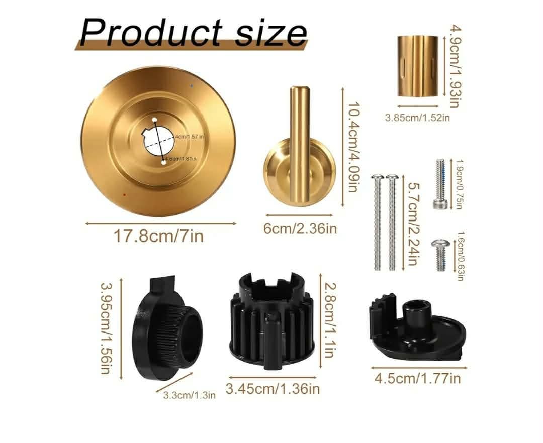 New Replacement for Moen T2901 Gibson Posi-Temp Shower Trim Kit, Shower Valve Trim Kit Durable Metal Construction Modern Bathroom Upgrade (Gold) - Image 6